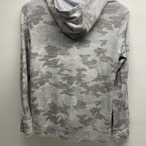 Athleta girl camo hoodie size XL/14 gray - Picture 3 of 5
